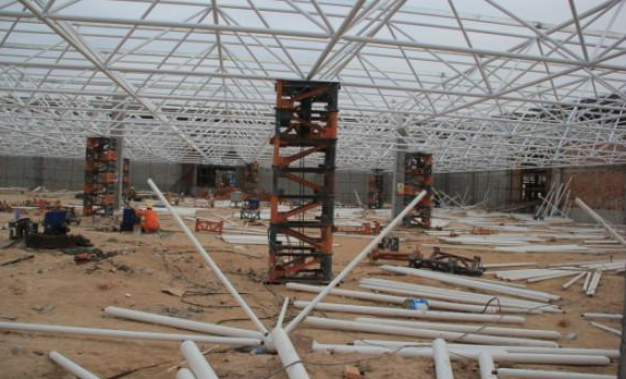 河源盘点钢结构网架装配的步履和相关关注变乱